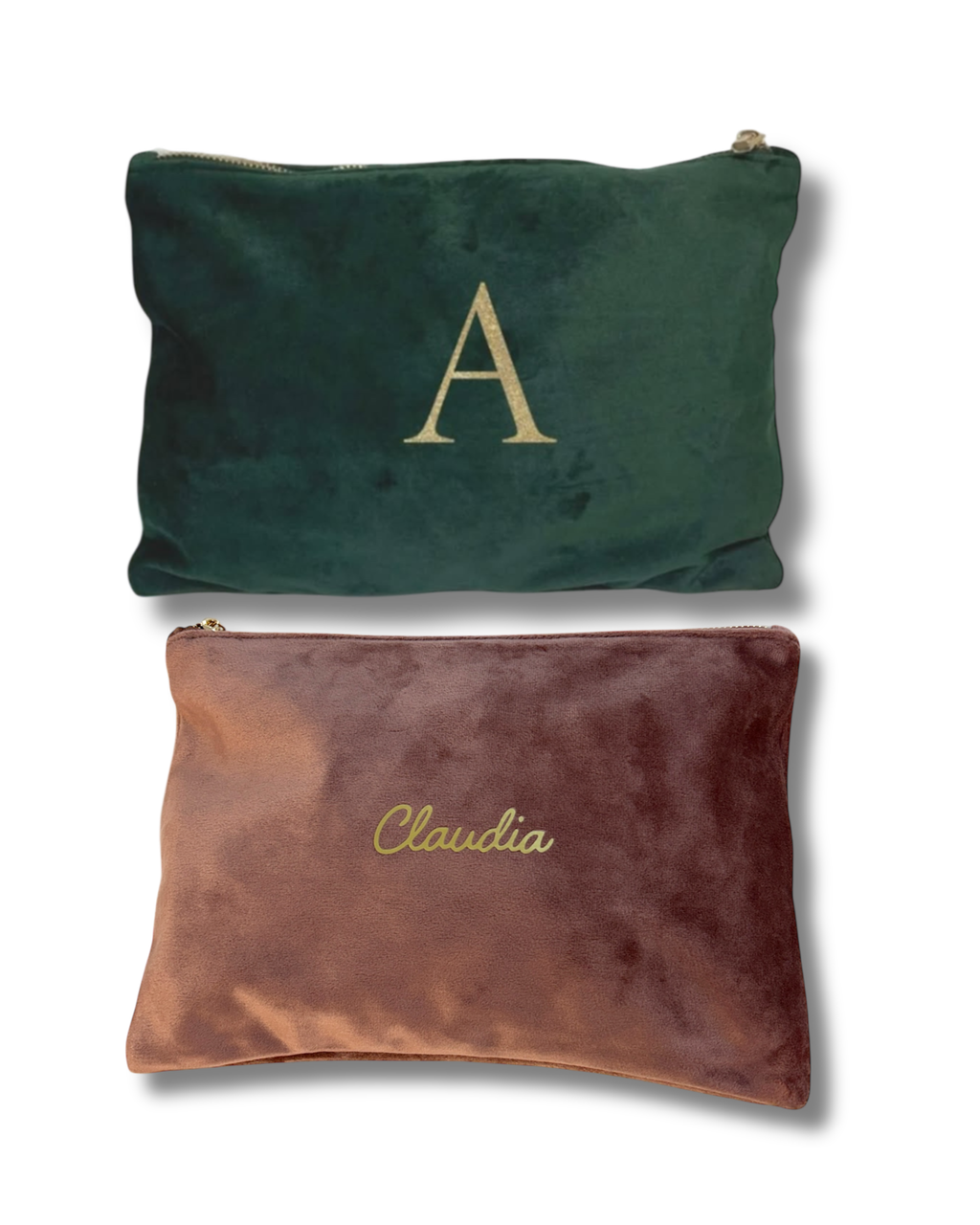 Pochette Velluto, vari colori - Personalizzabile
