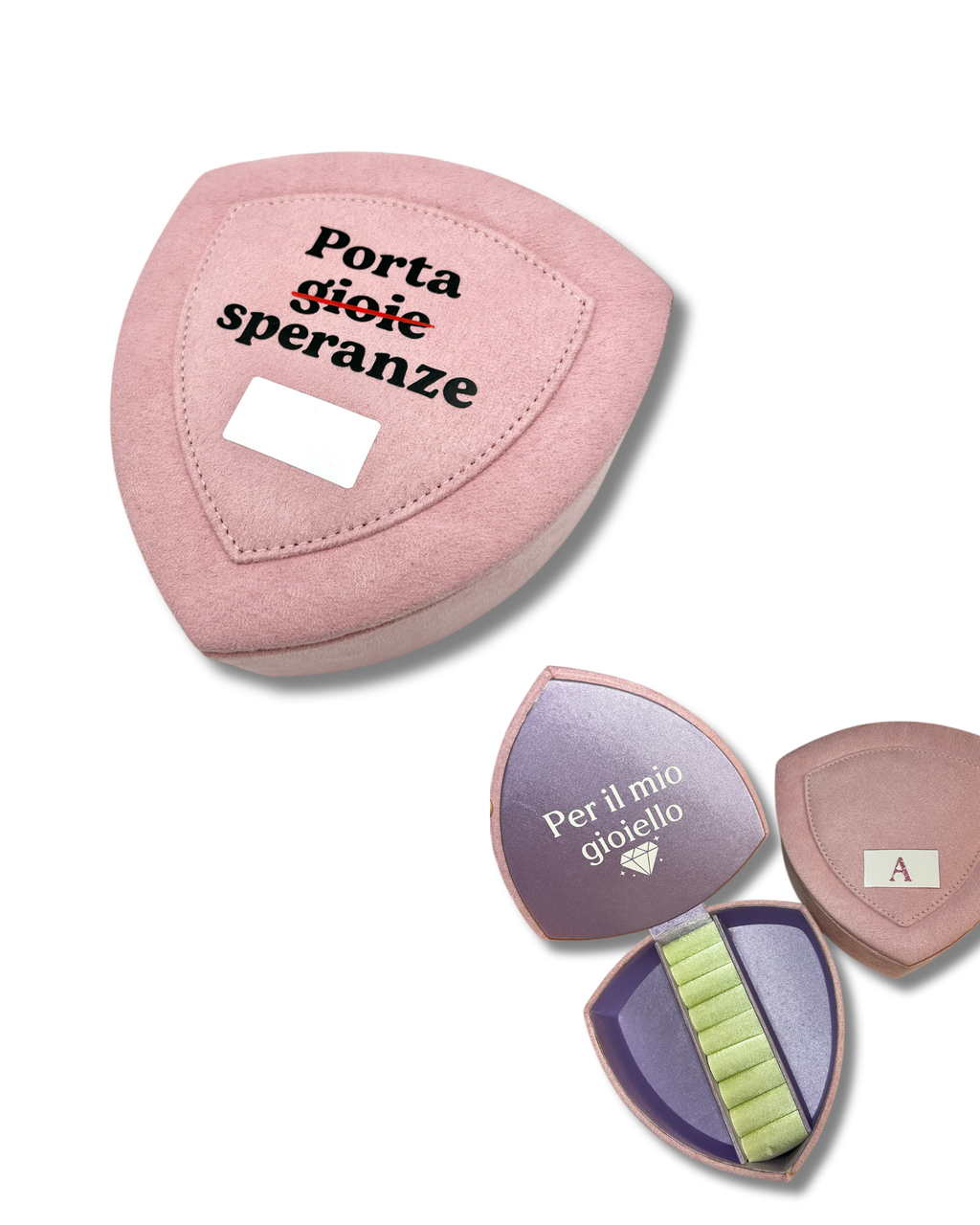 Porta gioie grande rosa - Personalizzabile