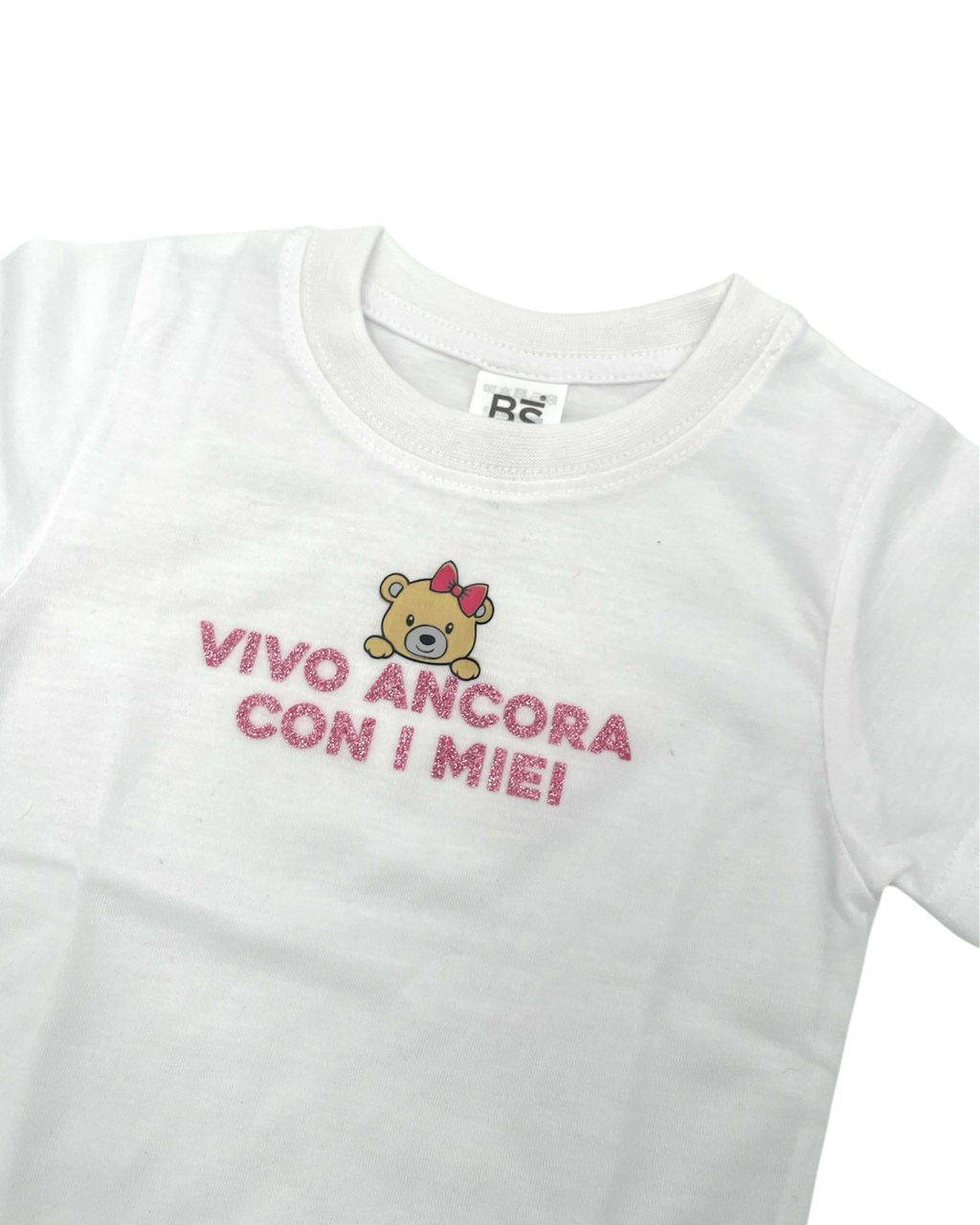 Baby T-shirt bianca Cotton touch - Personalizzabile