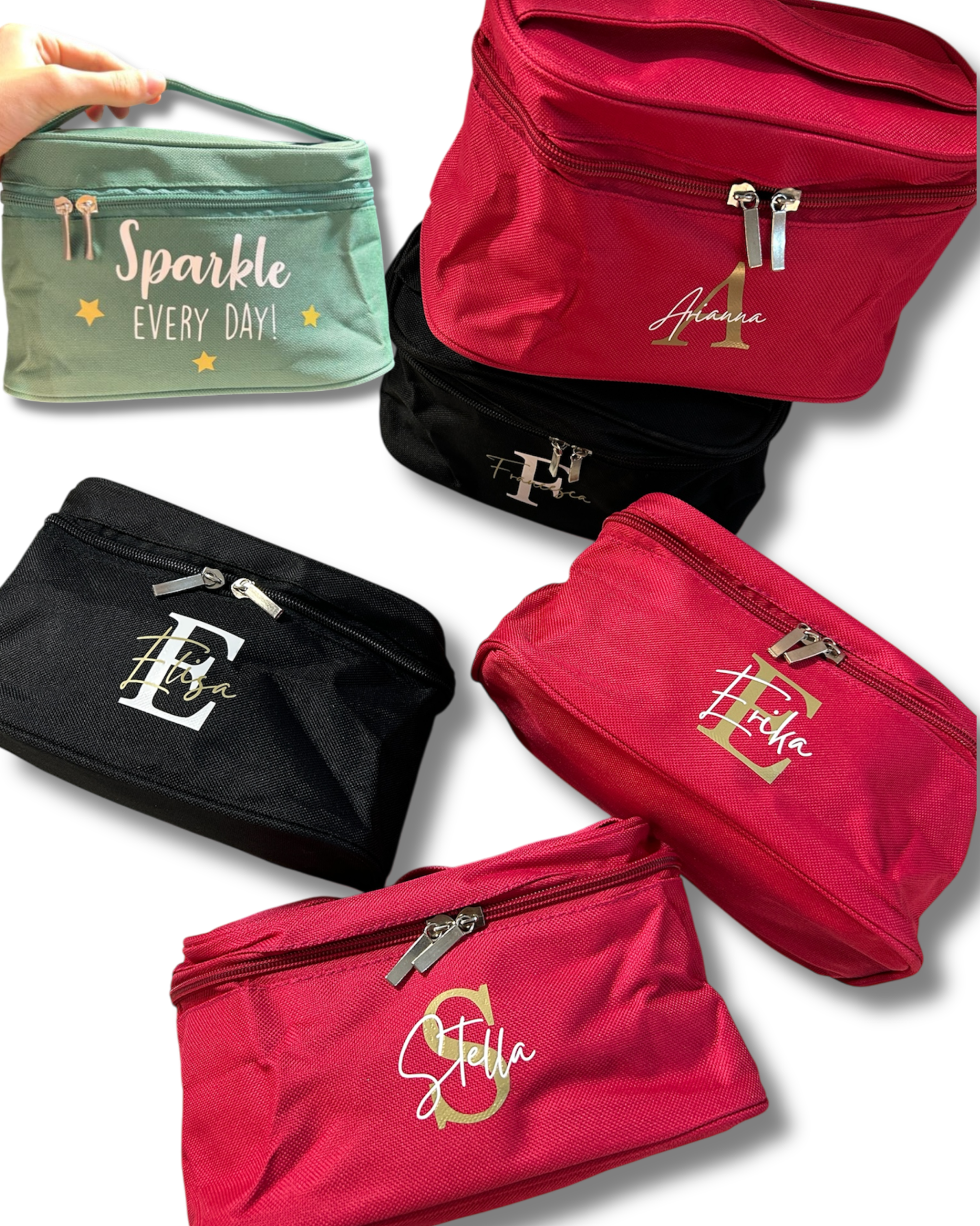 Astucci / Beauty-case - Rosa, Nero, Verde