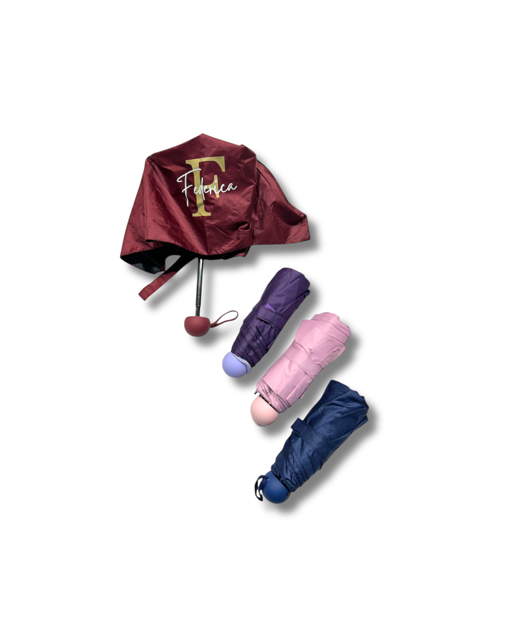 Ombrello da borsa tascabile vari colori - Personalizzabile