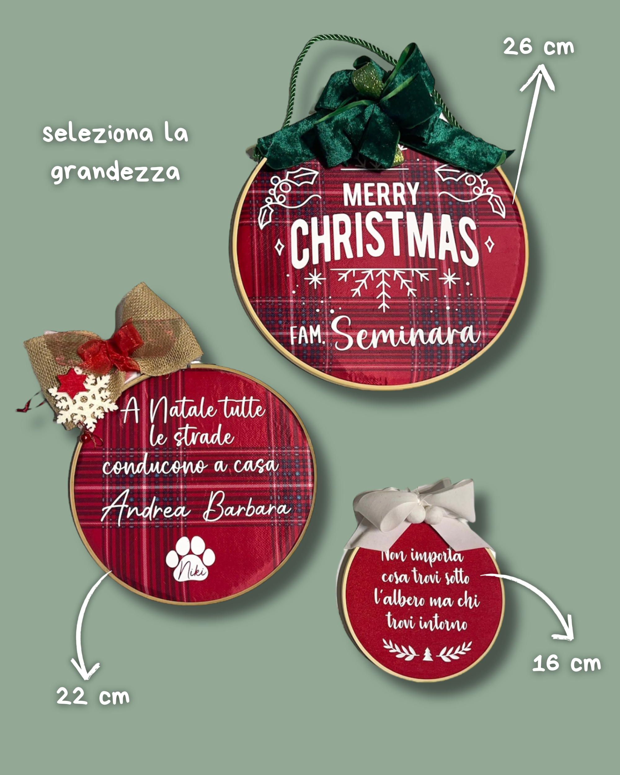 Fuori Porta 3 grandezze - Personalizzabili