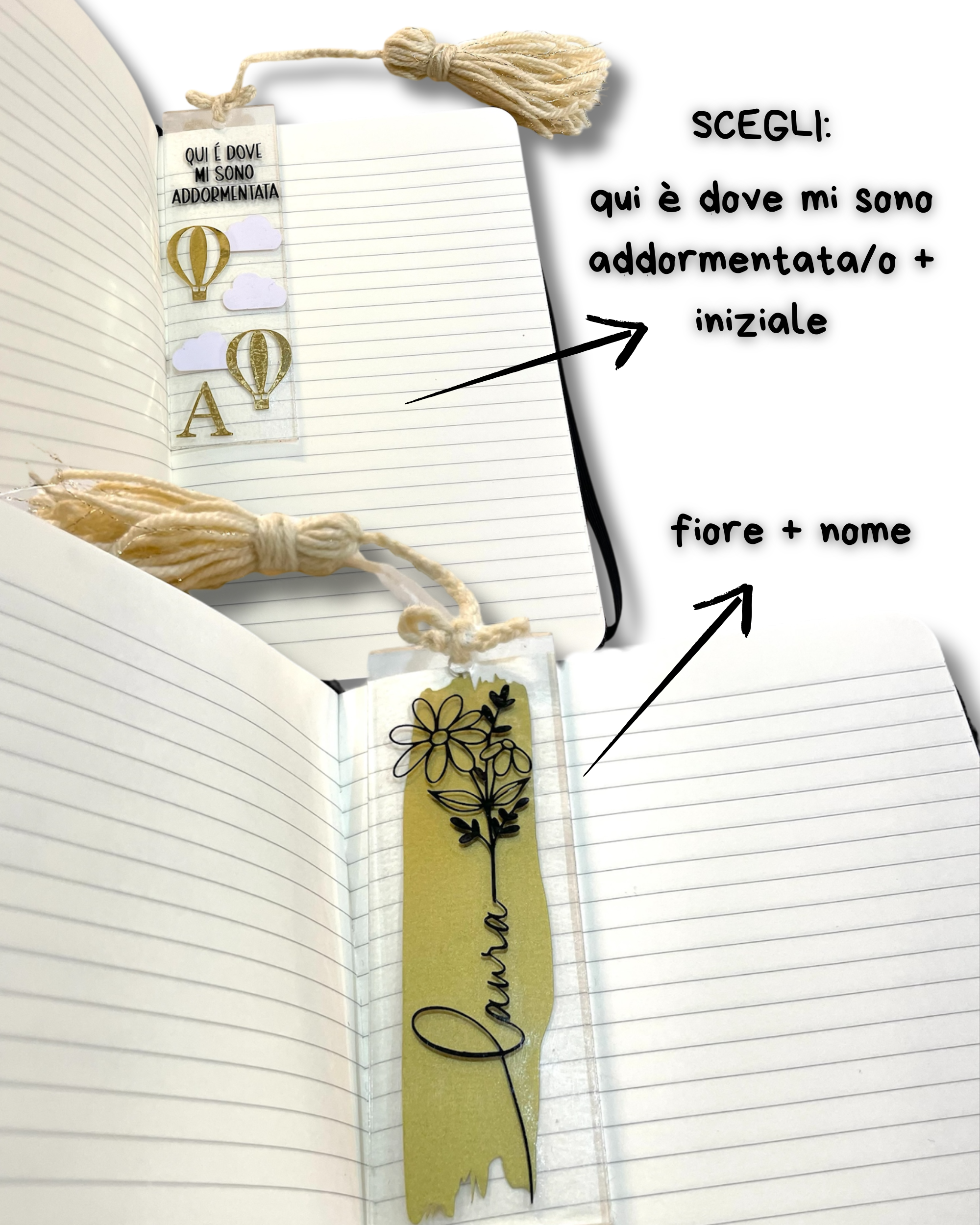 Segnalibro traspartente - Personalizzabile