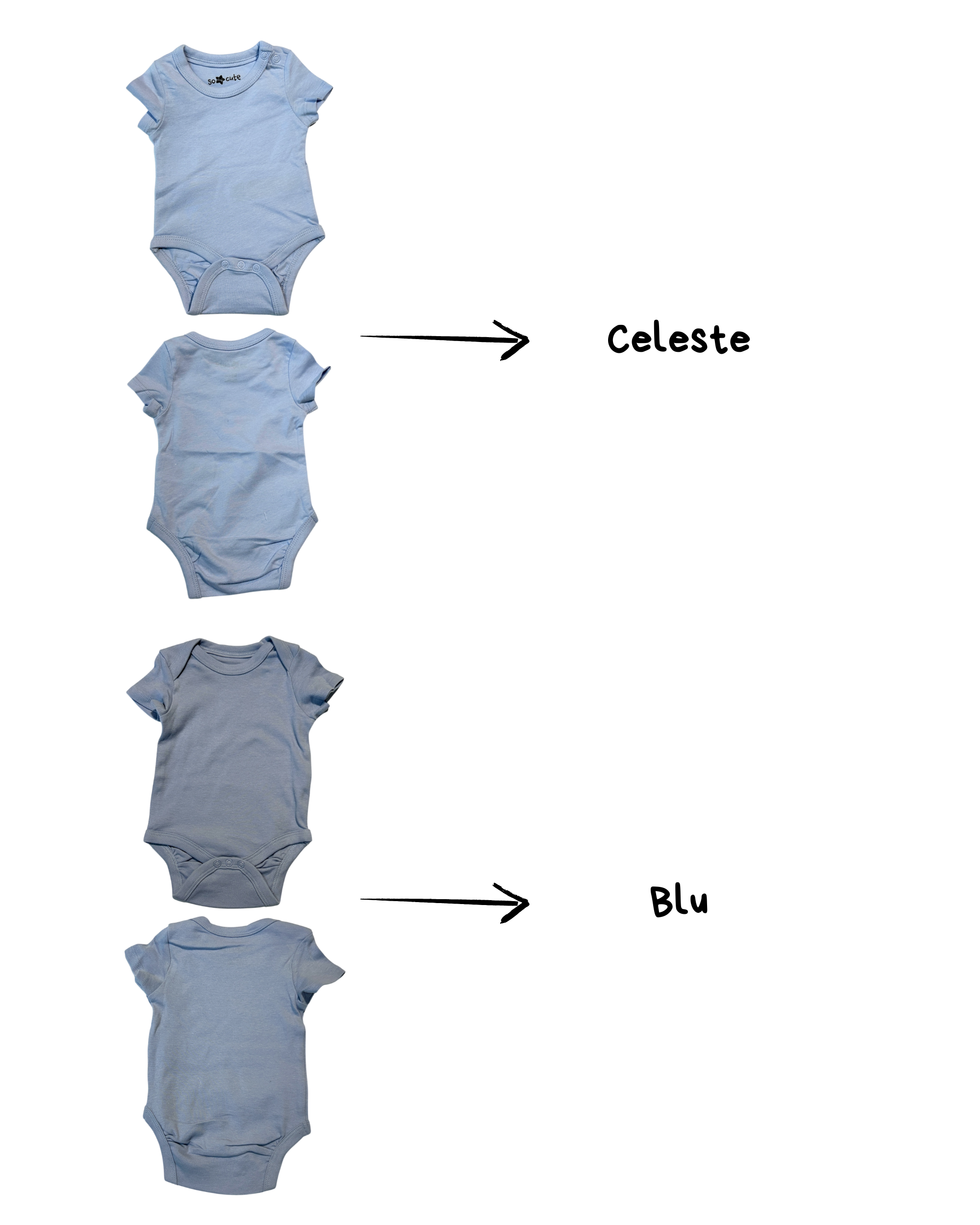 Baby Body in cotone, Manica Corta Personalizzabile (0/12 mesi) - Vari colori